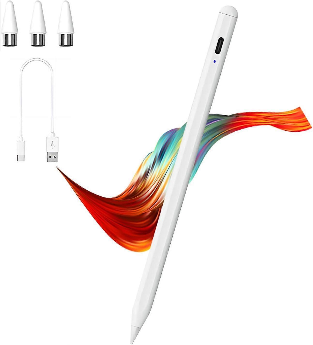 Stylus Pens for Touch Screens Magnetic Adsorption,Rechargeable Universal POM Tip iPad Pen,Capacitive Fine Point Stylus Pen for iPad Pro/Air/Mini/iPhon