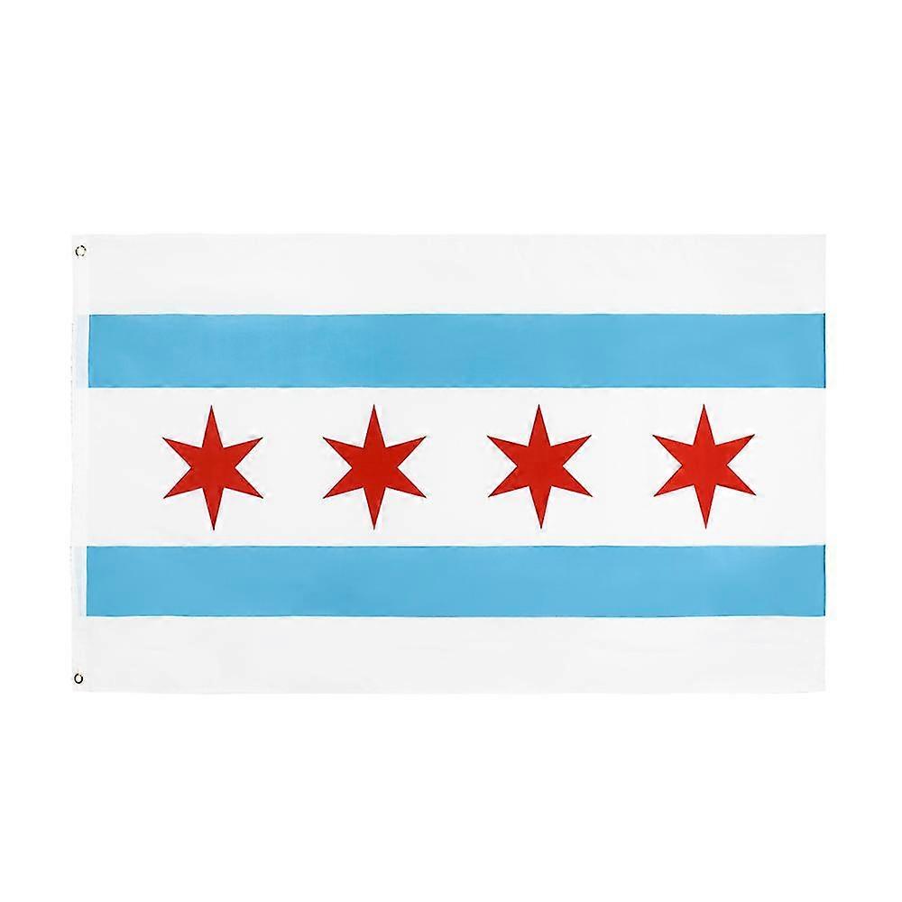 90*150cm Chicago Flag