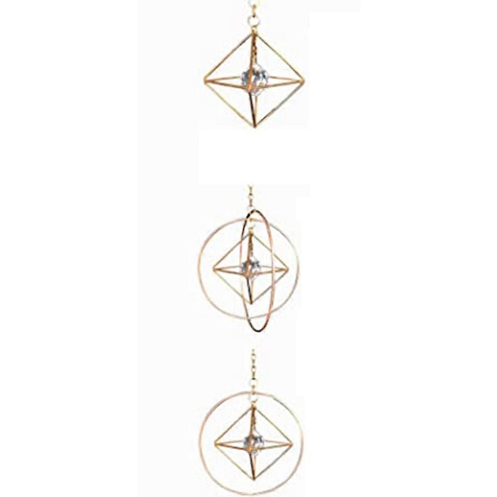 Crystal Suncatcher Cage Window Hanging Rainbow Maker Home Decor Gift, Wall Decor 3 Piece