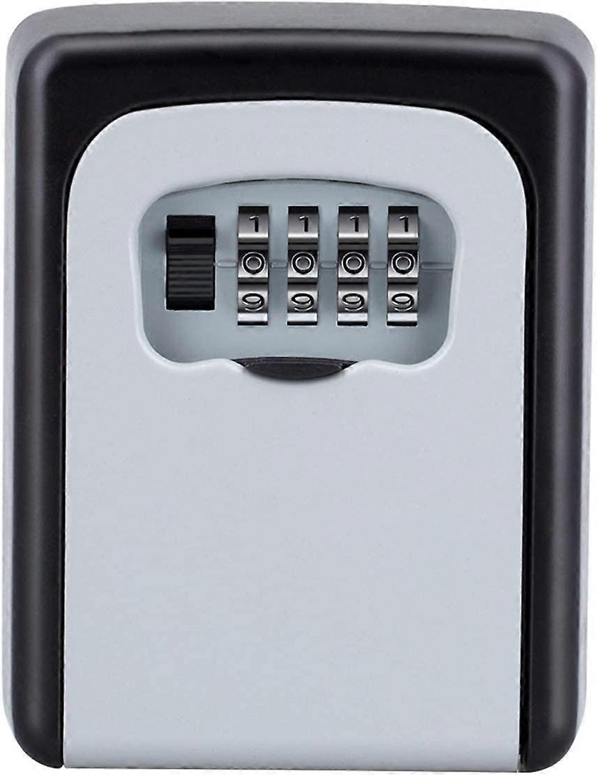 Schlsseltresor mit Zahlencode Aussen, Schlsselkasten mit Code 4-Stellig, Ersatzschlssel Box Klein, Wasserdicht Schlsselsafe Zahlenkombination fr Haus