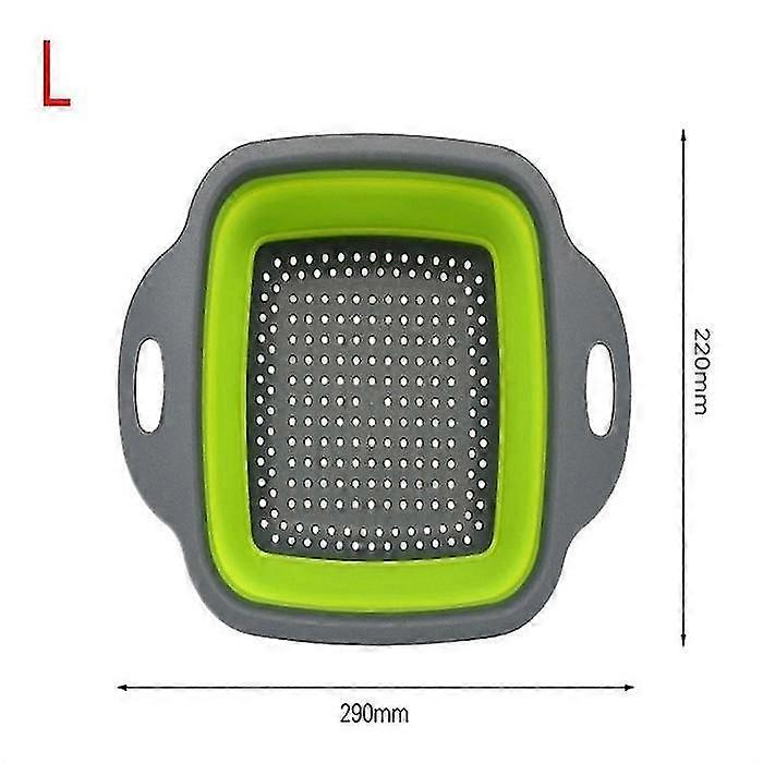 Drain Basket Collapsible Colander Silicone Kitchen Strainer
