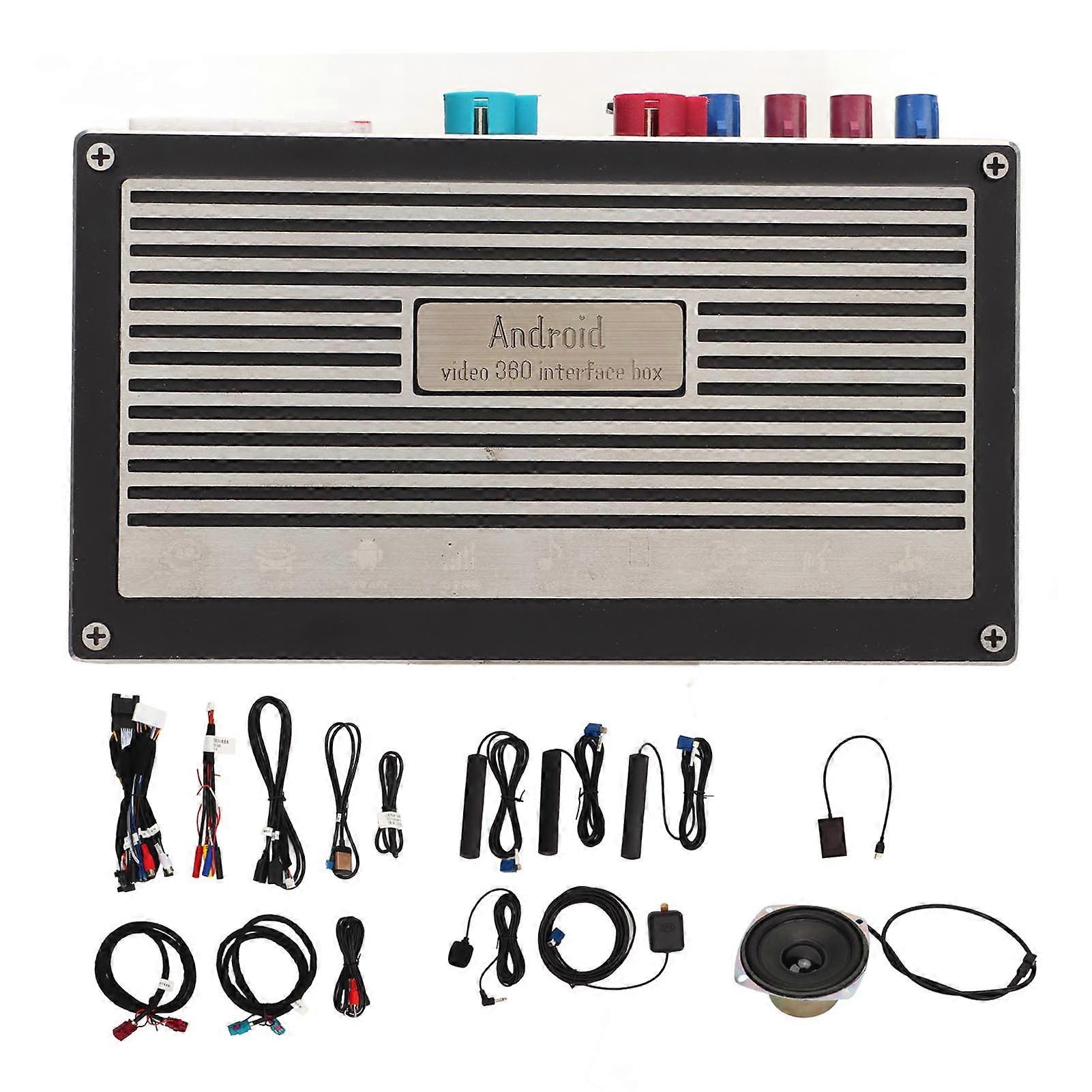 Kit decodificatore Carplay Retrofit 8 Core CPU 360 modulo di imaging panoramico per Android 12 per X1 X2 X3 X4 X5 X6 MGU System 8 + 128G