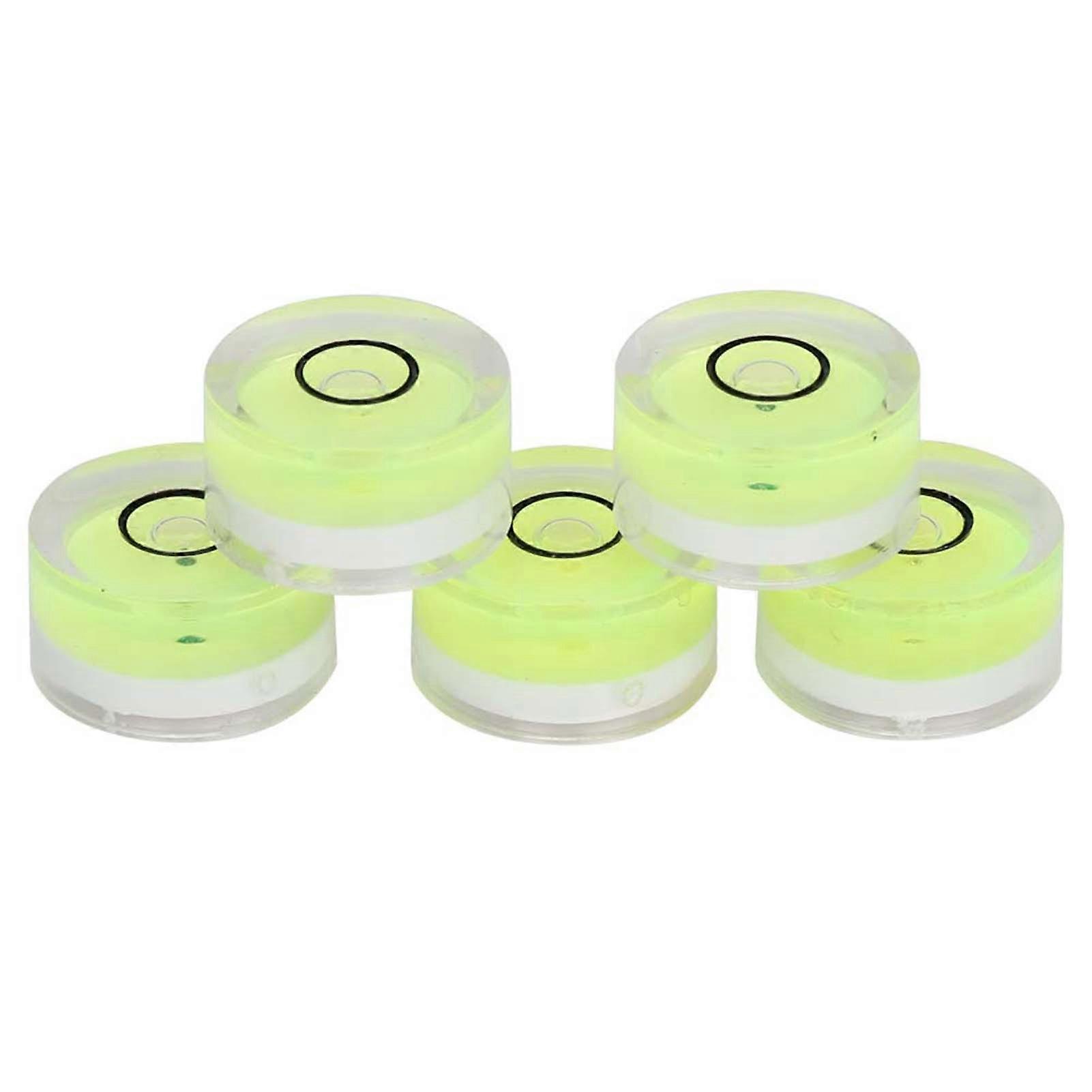 5pcs 15mm Diameter Measuring Tool Mini Round Level Bubble compatible Balance Scale_Special Gift