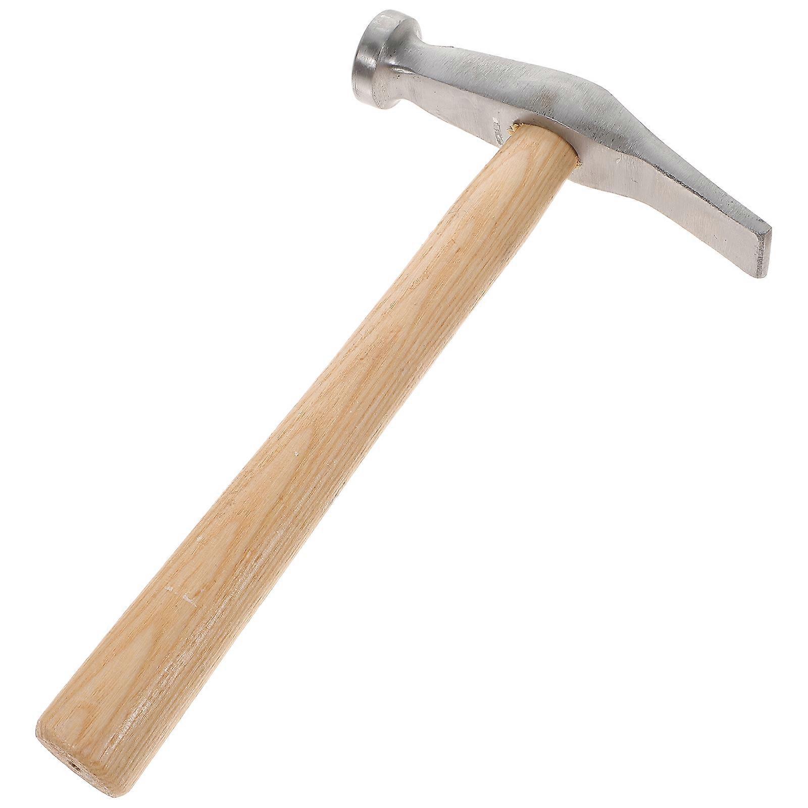 1pc Hammer Sole Shoes Hammer Shoemaking Tools Steel Hammer Rustproof for Shoes Use (White)