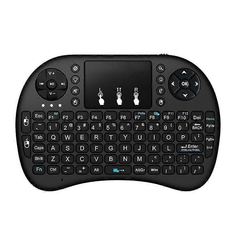 Portable Wireless Keyboard Touchpad Color Backlit Mouse