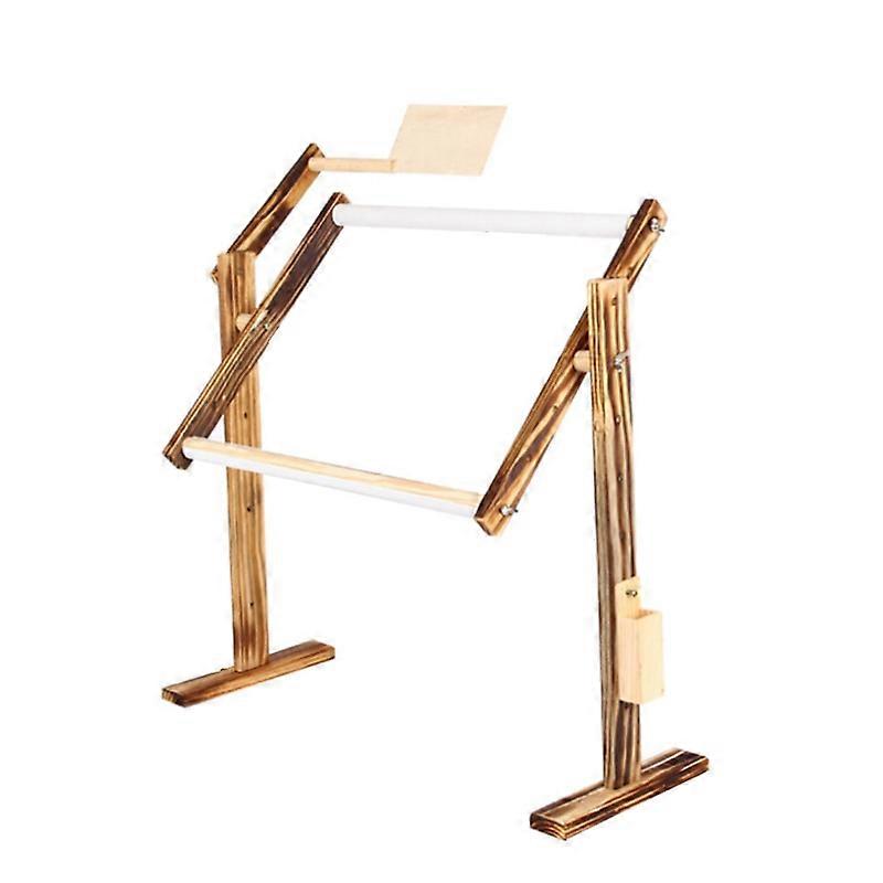 Enjoy Comfortable Cross Stitching with Adjustable Solid Wood Cross Stitch Rack - Desktop Embroidery Frame - Chinese Cross Stitch Tool