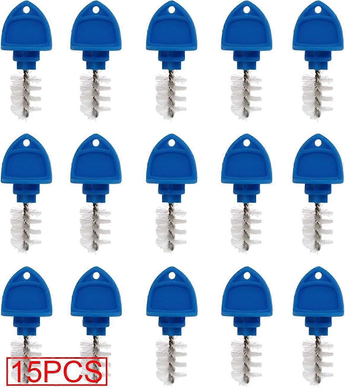 Brosse de robinet de bouchons de bière, 15 pcs robinet de bière brosse de bouchon de nettoyage de robinet pour bouchon de robinet de bière pression