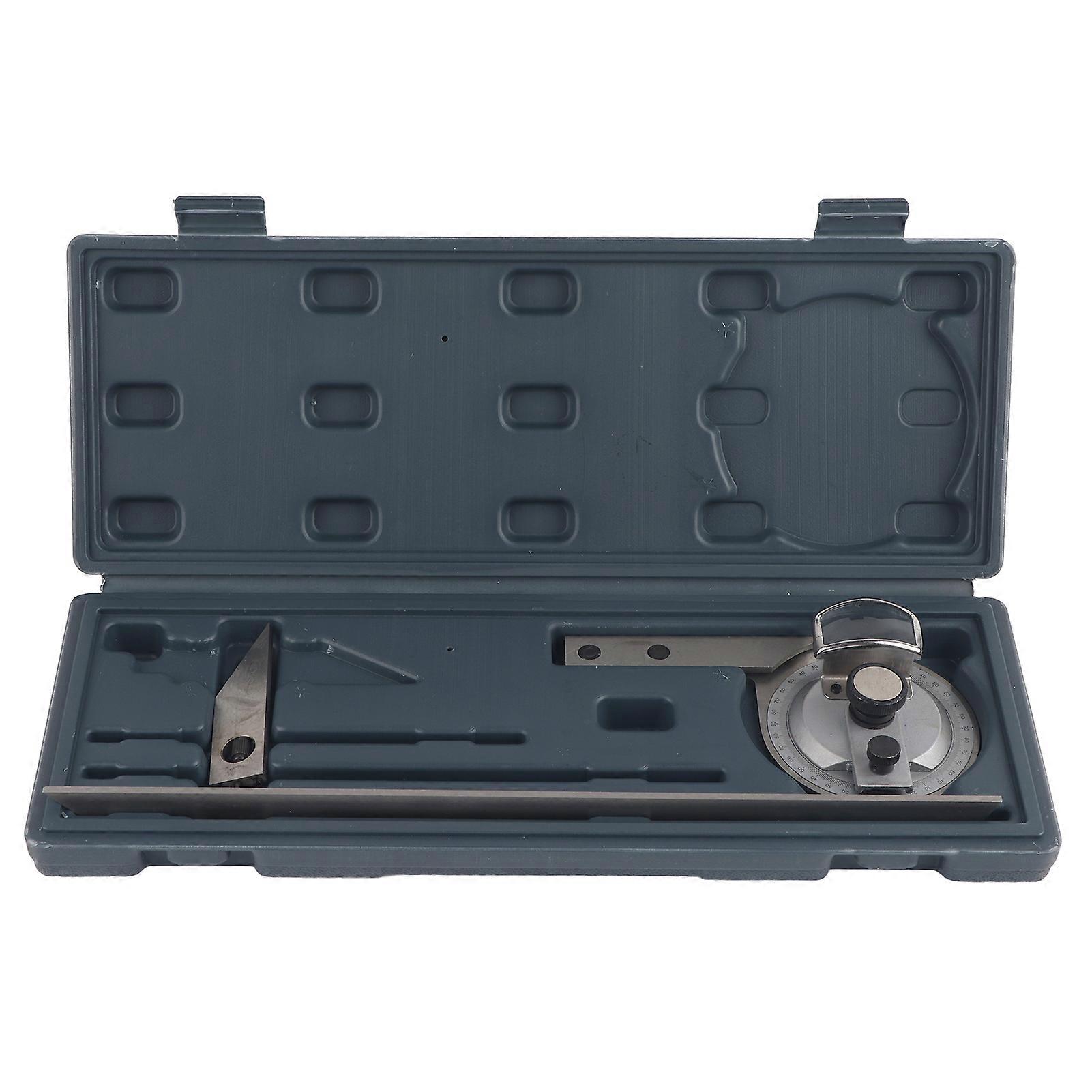 Universal Bevel Protractor 0-360 Degrees Angle Square Finder Measuring Ruler Tools YEMAA