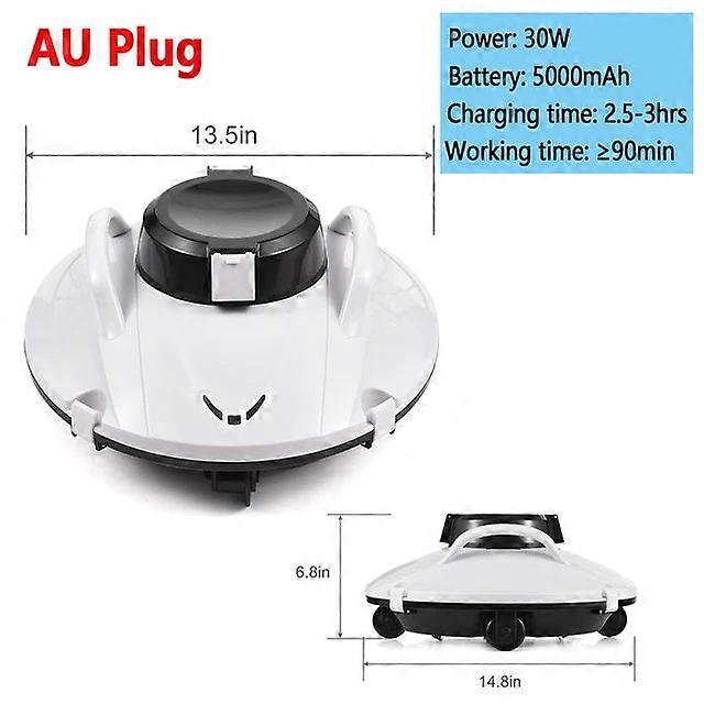 Cordless Robotic Cleaner Ipx8 Waterproof Dual-motor Strong Suction Self-parking 120mins Runtime Automatic Pool Vacuum