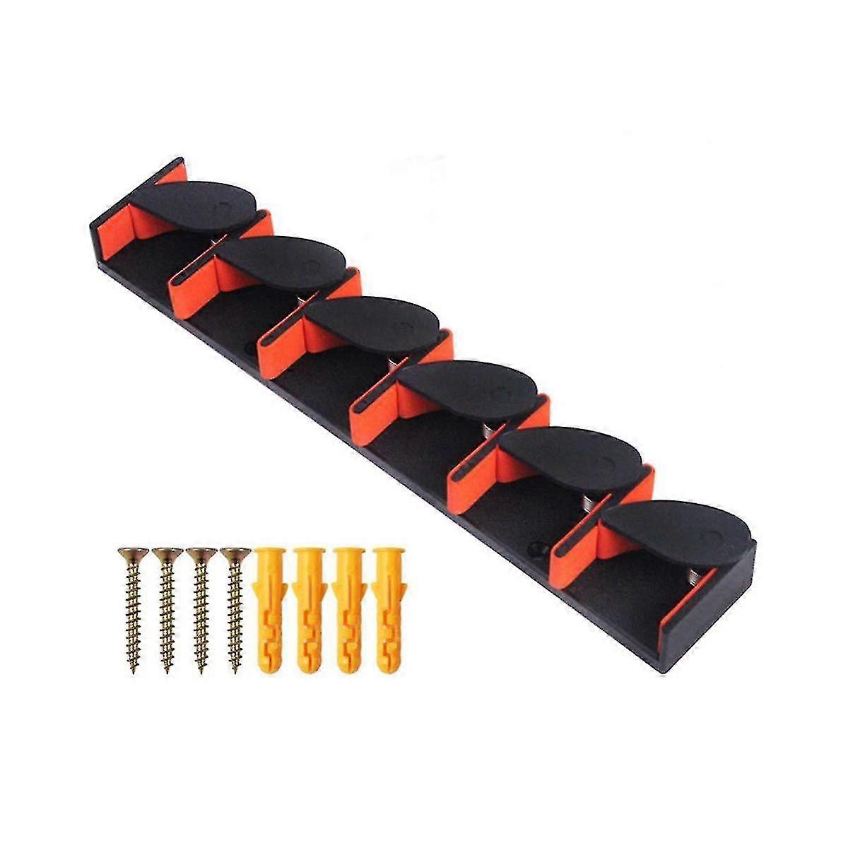 Vertical Fishing Rod Rack Wall Mount Fishing Rod Holder Adjustable Fishing Rod Organizer For Up To