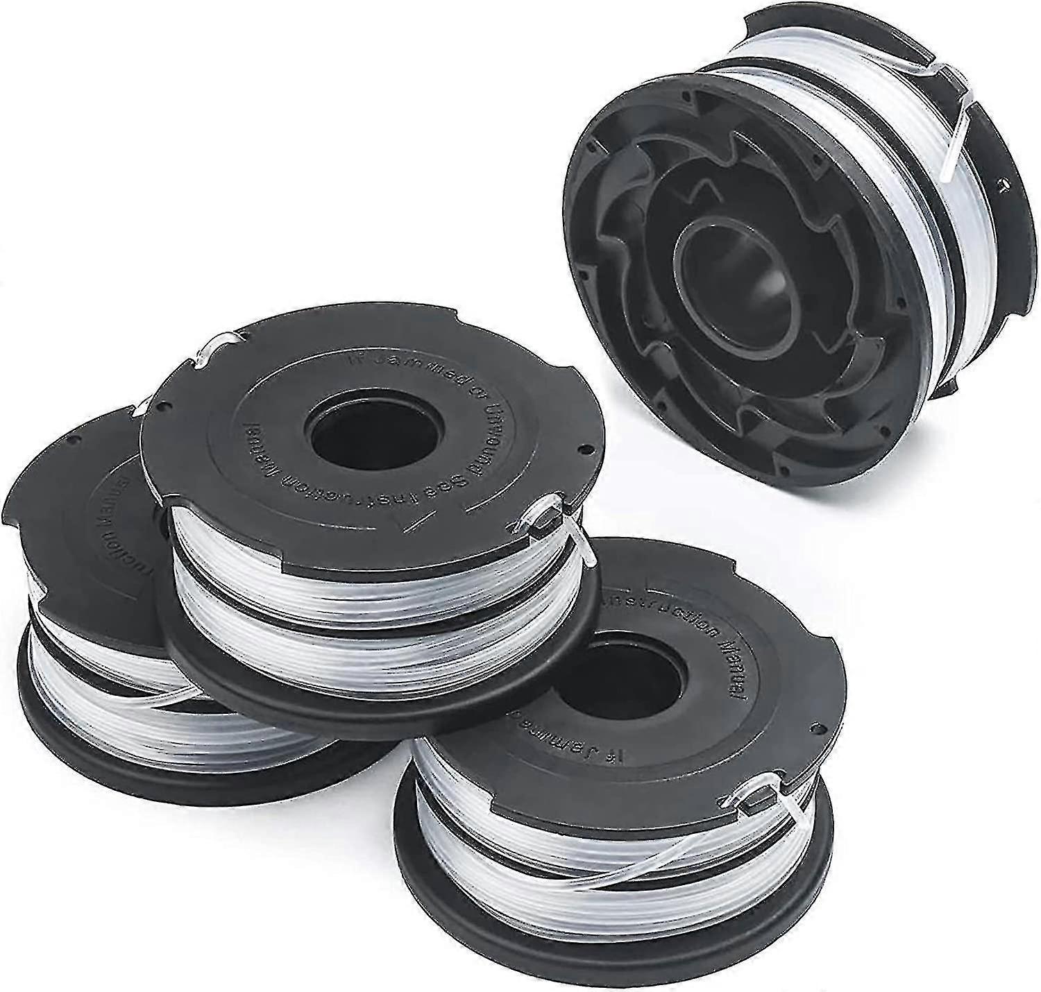 Df-065 90517175 Replacement String Trimmer Spools For Black Decker Gh710 Gh700 Gh750 Weed Eater Refills Line 36ft 0.065" (4 Pack)