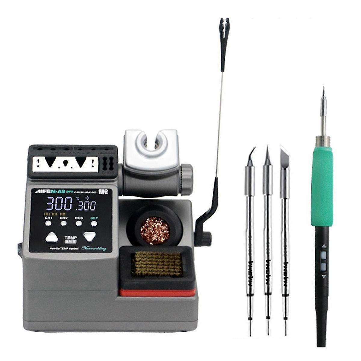 A9PRO Soldering Station for SUGON Soldering Iron Tip 245 Handle Control Temperature Welding Rework Station EU PLUG