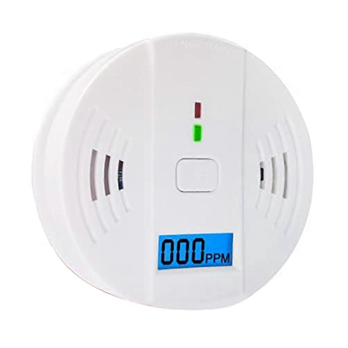 Détecteur de monoxyde de carbone, Détecteur de monoxyde de carbone pour la maison, entrepôt, détecteur d’alarme de monoxyde de carbone, 1PCS