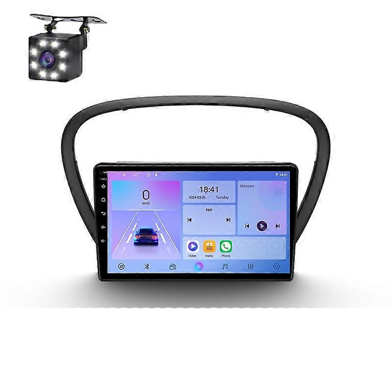 For Peugeot 607 2004 - 2010 Car Multimedia Radio Wireless Carplay Navigation Android Auto GPS