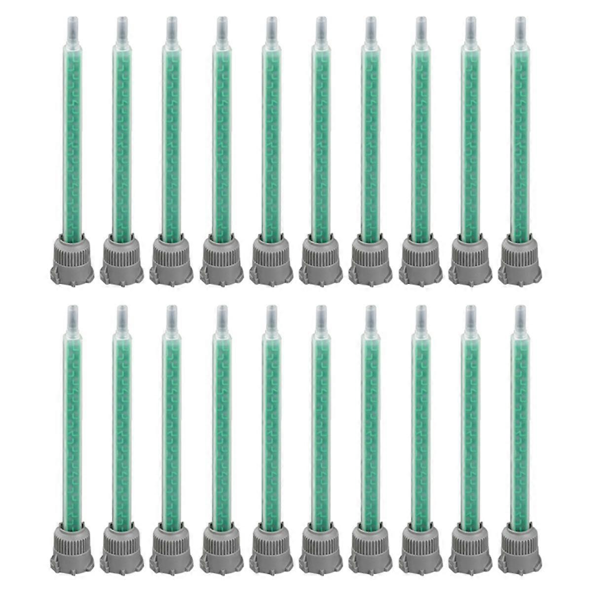 Epoxy Adhesive Mixing Nozzle Head Resin Mixer Adhesive Applicator Dispenser Mixer Stir Spiral Hose(