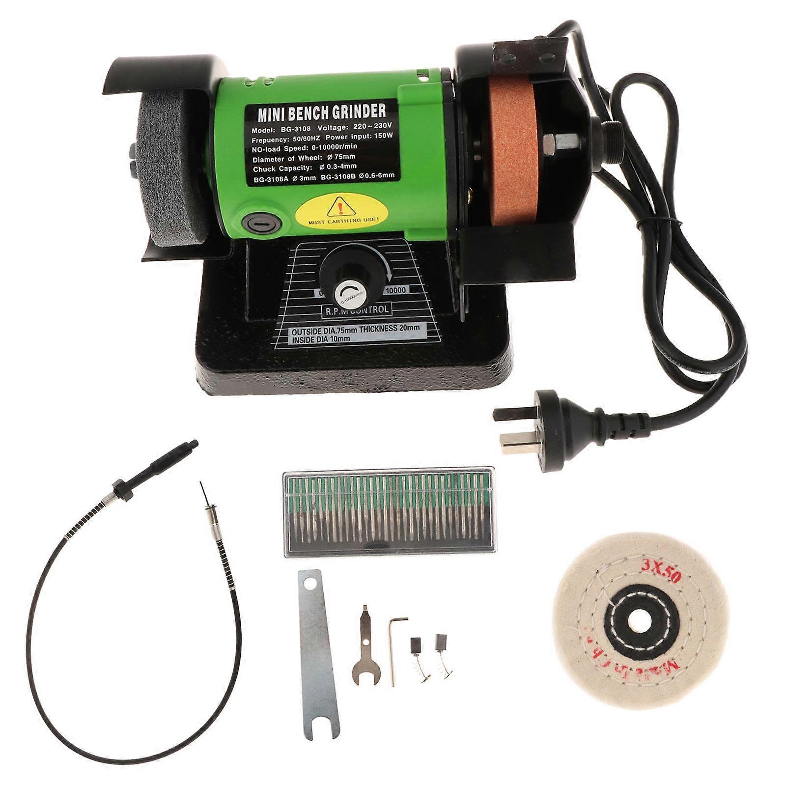 Bench Grinder Grinding Machine for Sharpening, Metal Working, DIY Woodwork