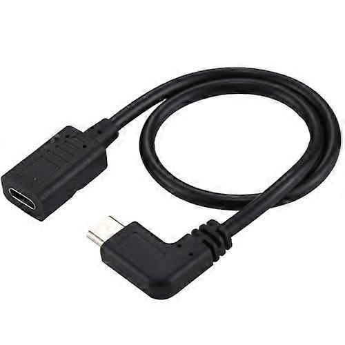 USB-C / Type-C Female to USB-C / Type-C Male Elbow Adapter Cable
