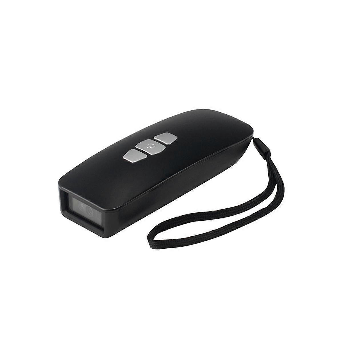 Bluetooth Barcode Scanner, Mini Portable Barcode Reader USB Wired/Bluetooth/ 2.4G Wireless 1D 2D QR