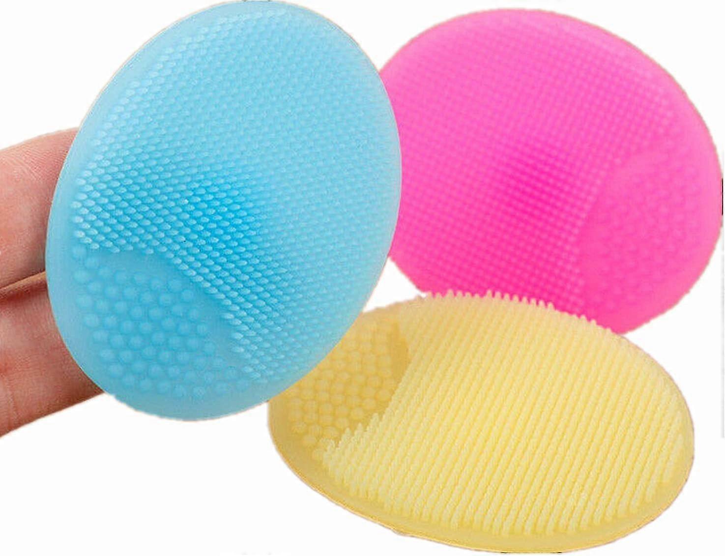 Silicone Face Scrubbers Exfoliator Brush-facial Cleansing Brush Pad Value