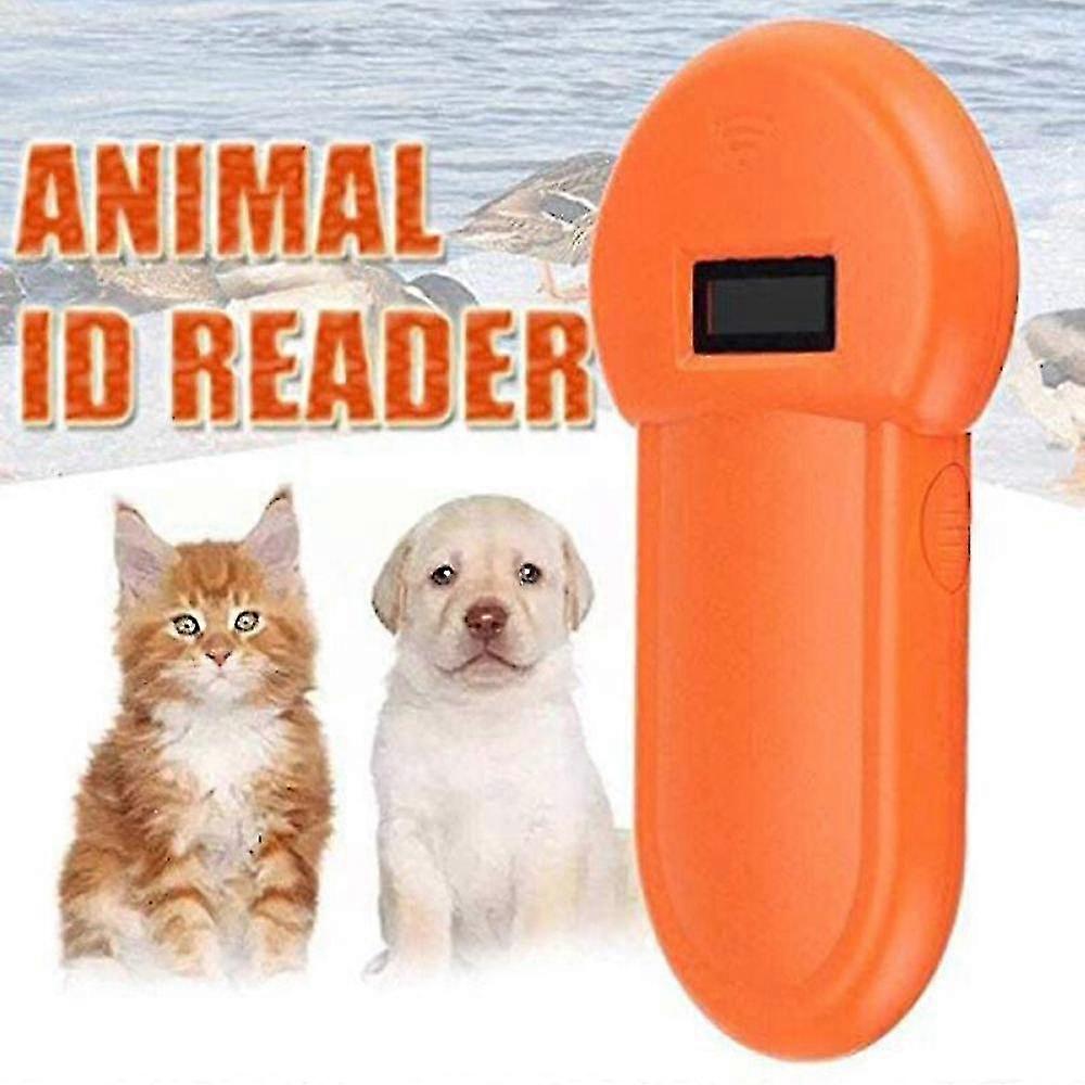 -pet Microchip Reader, 134.2khz Iso Pet Microchip Reader, Portable Pet Microchip Scanner, Pet Id Reader, Built-in Buzzer And Lcd, Charging