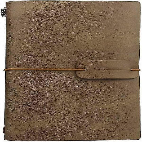 Vintage Handmade Leather Travel Diary Notebook