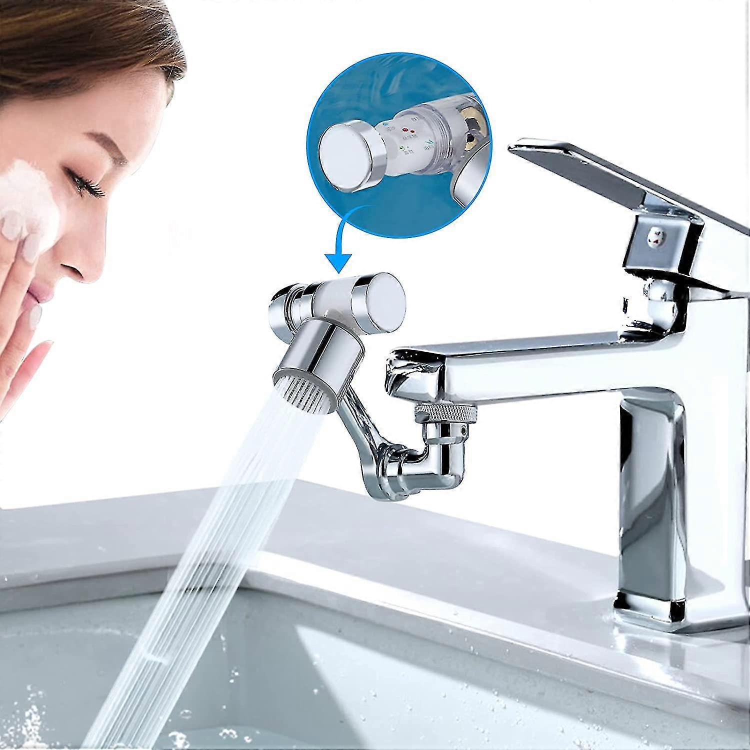 Wasserhahn Extender Universal 1080 Swivel Roboterarm Swivel Verlängerung Wasserhahn