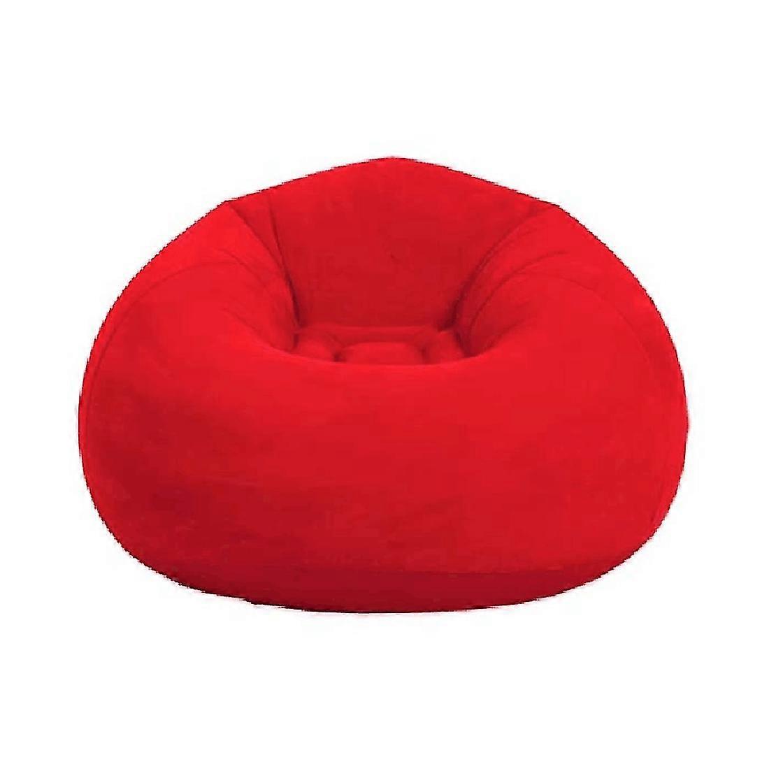 Large Inflatable Sofa Chair Flocking Pvc Garden Lounge Beanbag Outdoor Furniture Camping Backpackin