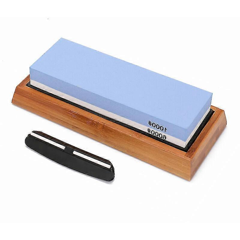 Blue And White Double-sided White Corundum Sharpening Stone