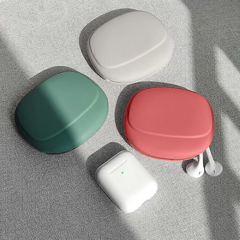 Silicone Headphone Data Cable Organizer Mini Key Box Portable Wired Headphone Organizer (Red Gray Green 3 Pack)