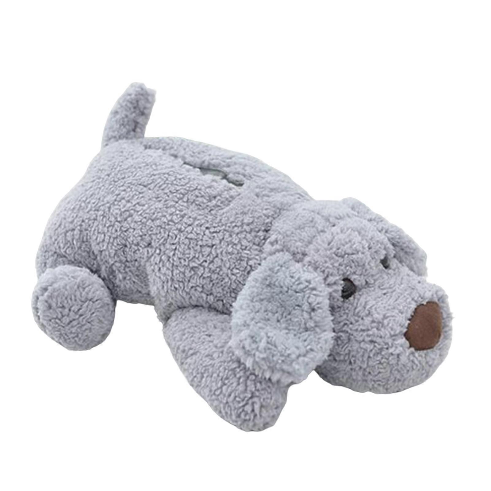 Large Size Elastic Band Tissue Box Cover Cute Plush Teddy Dog Shape Paper Container Case Home Accessories KAESI