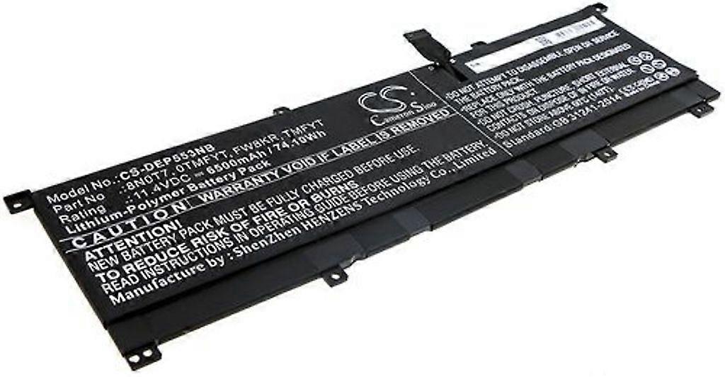 Bateria para Dell Precision 5530 2 em 1 etc