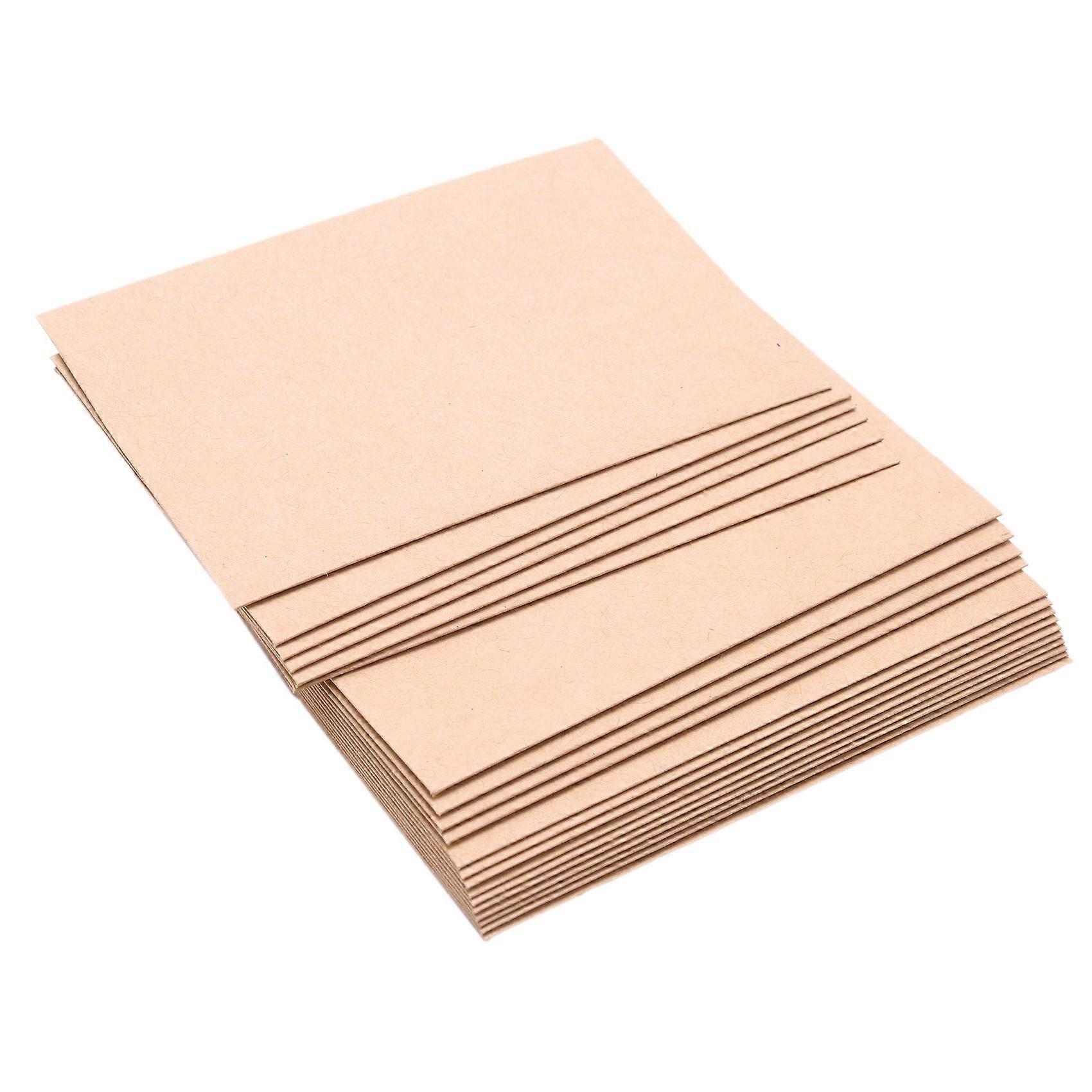 20PCS Classical Kraft Blank Mini Paper Window Envelopes Wedding Invitation Envelope Gift Envelope(B