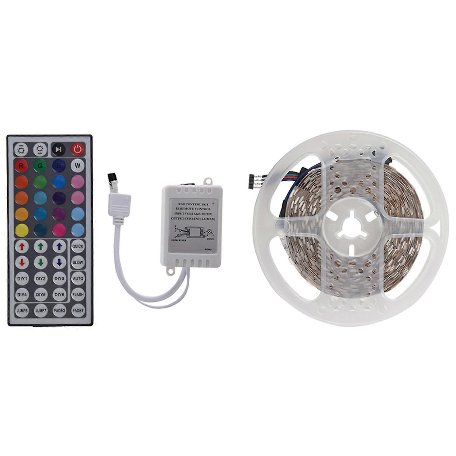 44Key IR Remote Controller for RGB 5050 LED Light Strips & 5M RGB 300 5050 LED Flexible Light Strip