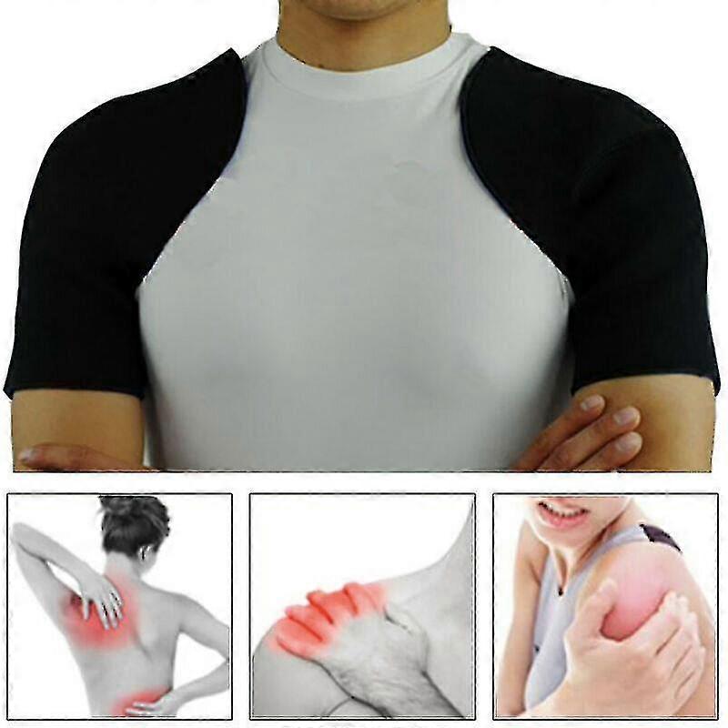 EVAGO Support Injury Dislocate Compression Strap Double Shoulder Brace Rotator Cuff