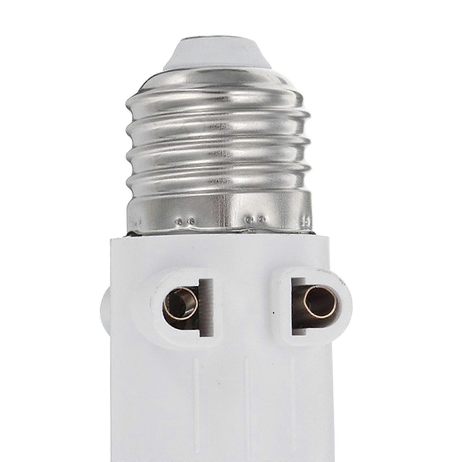 2x1pc E27 Socket Gloeilamp Lamp Base Connector Houder Adapter Plug Converter