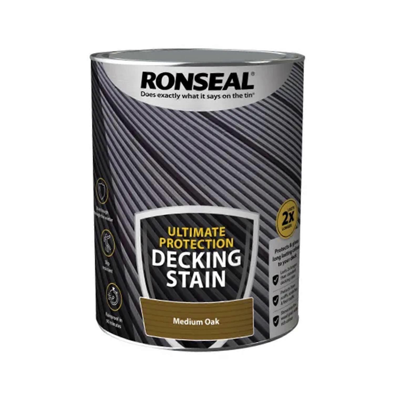 Ultimate Protection Decking Stain Medium Oak 5 litre