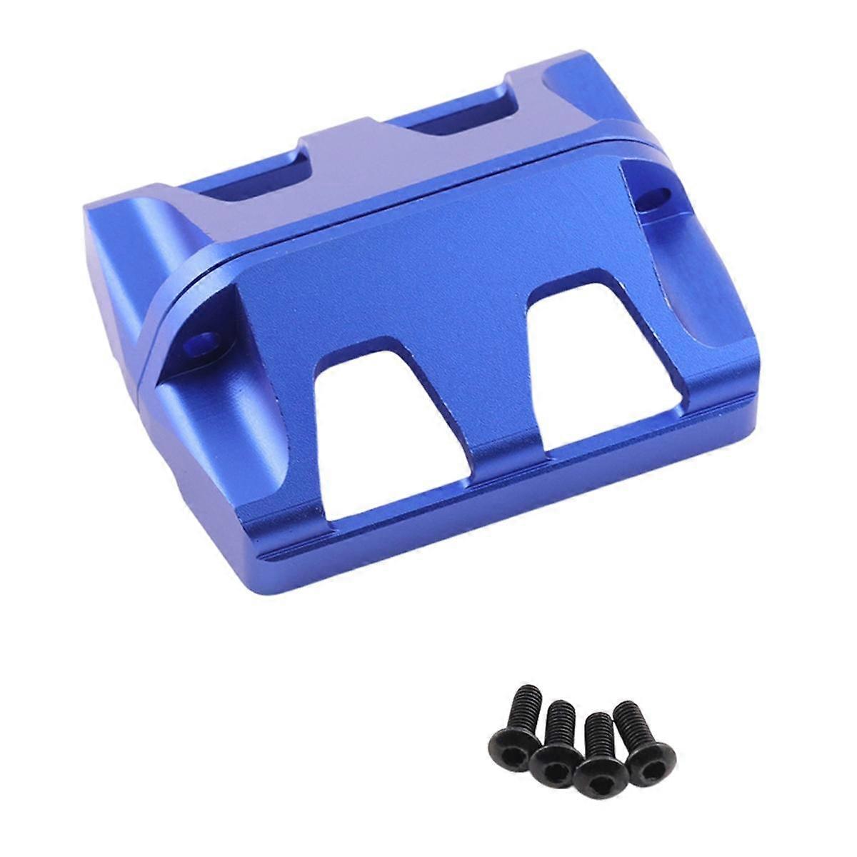 2Pcs Steering Servo Protectors Protective Cover Steering Servo Guard for E- SUMMITS RC Car Blue