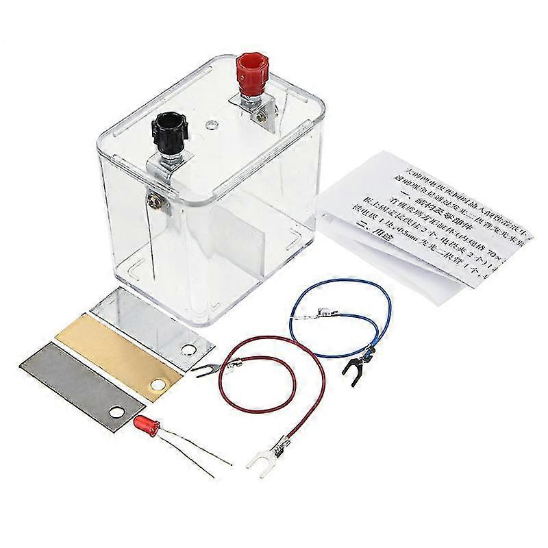 Primary Cell Experiment Kit Chemistry Galvanic Cell Box Holder Case