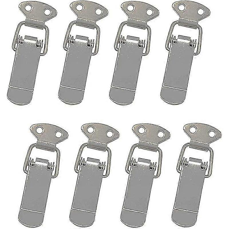 Spring Latch Stainless Steel Lever Latch 8 Piece Silver