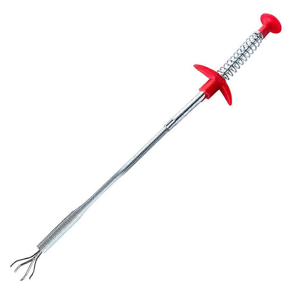 1PC Kitchen Through Sewer Dredging Device Spring Pipe Household Cleaning Tool (Random Color)