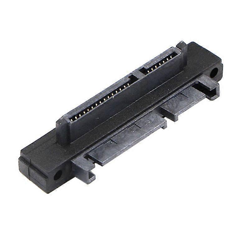 90 Derece Açılı SATA 22 (7 + 15) Pin Erkek - Dişi Uzatma Bilgisayar Adaptörü Dönüştürücü Adaptörü Sabit Disk İçin Uyumlu