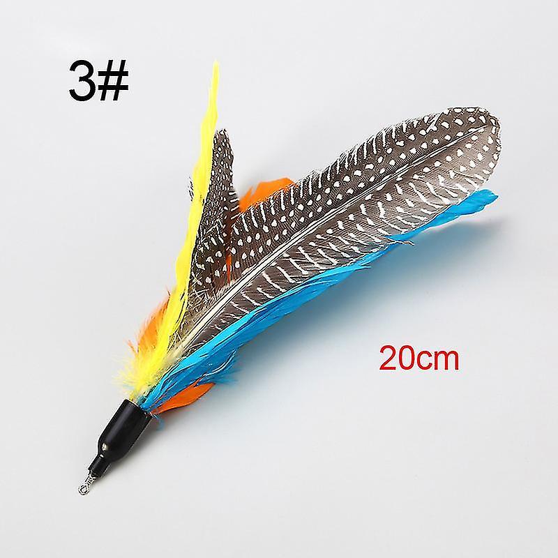 1Pc Colorful Feather Cat Toys Mouse Interactive Bottom Sucker Spring Cat Scratcher Pet Toys For Cats