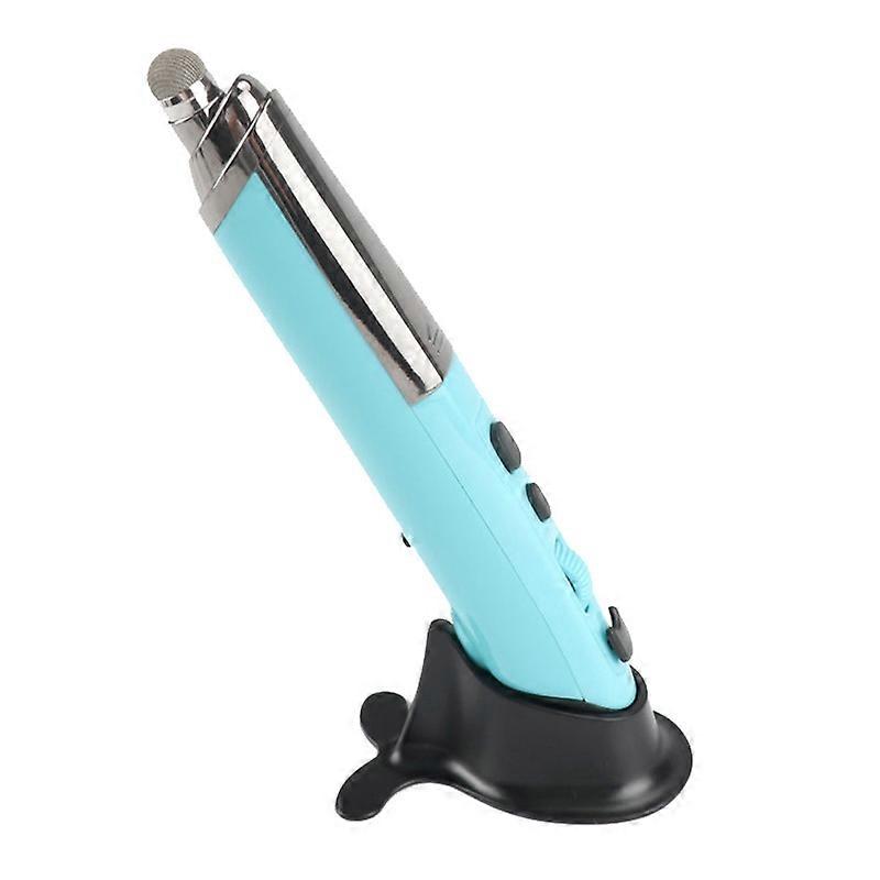 PR-08 Mouse con penna Bluetooth wireless a 4 tasti (blu)