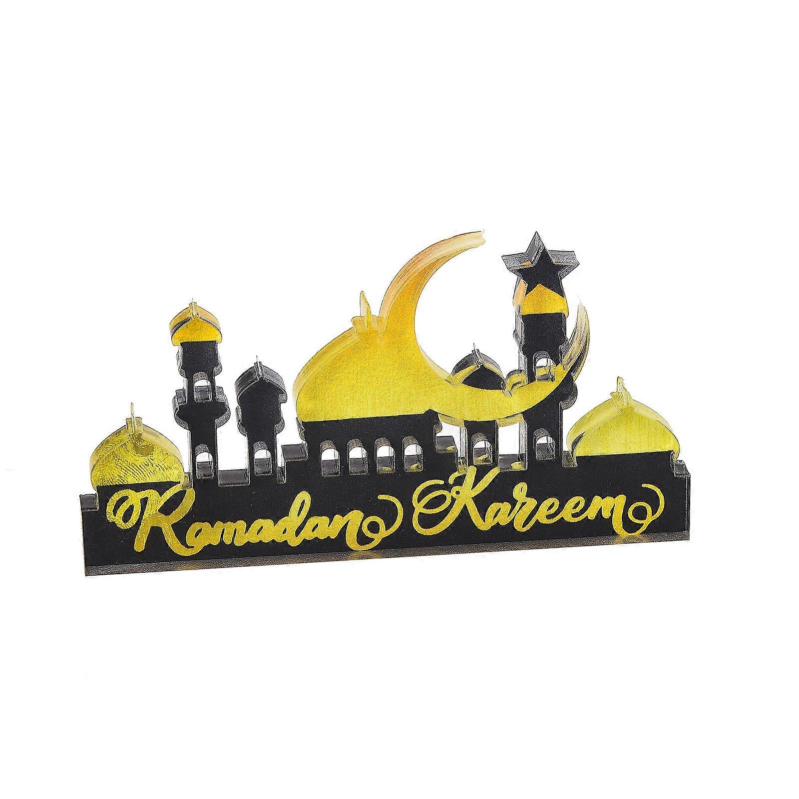 2023 Eid Mubarak Acrylic Ornament Ramadan Decorations