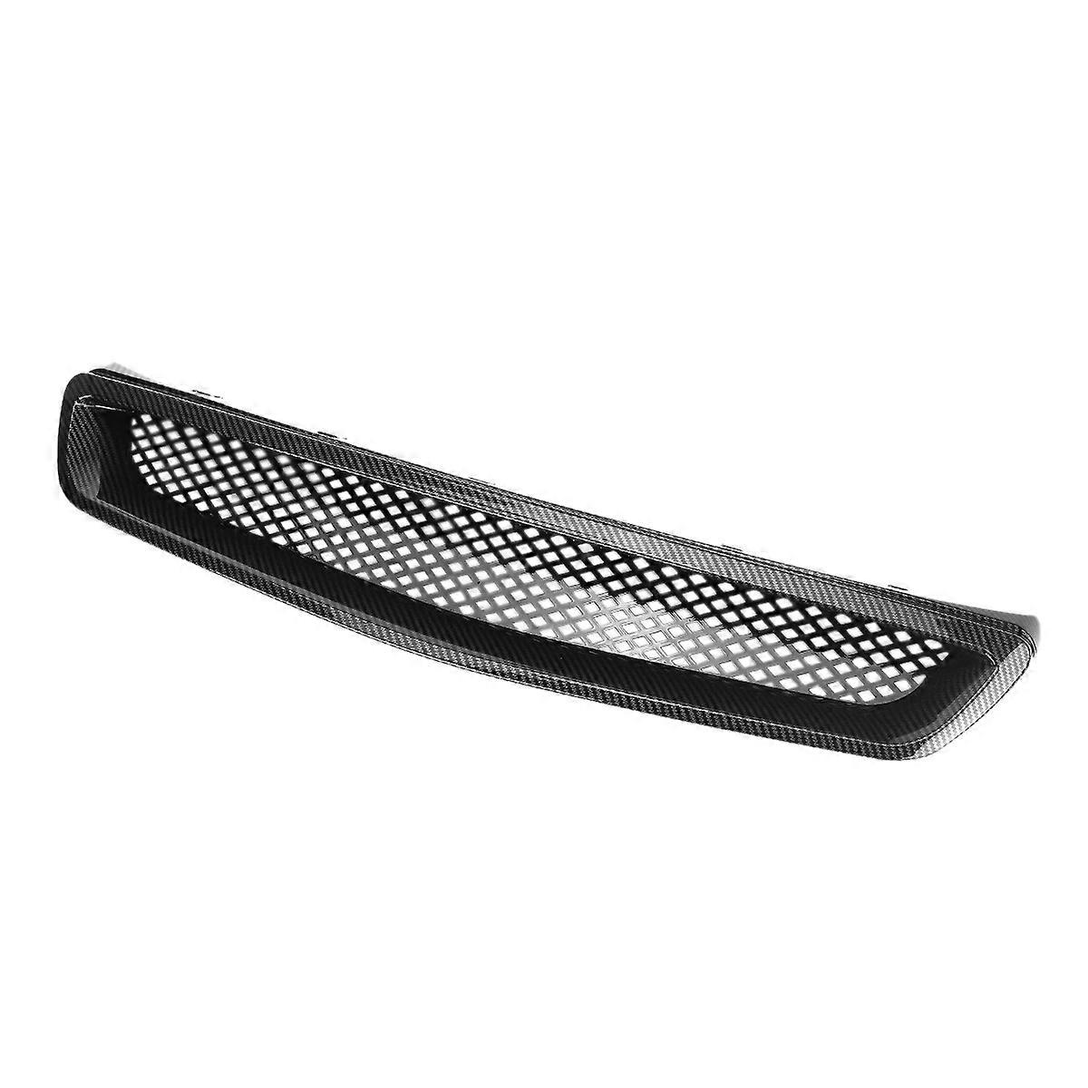 EK T-R Style Front Bumper Hood Mesh Grill Grille for EK DX LX Type R 1999-2000 Carbon Fiber Look