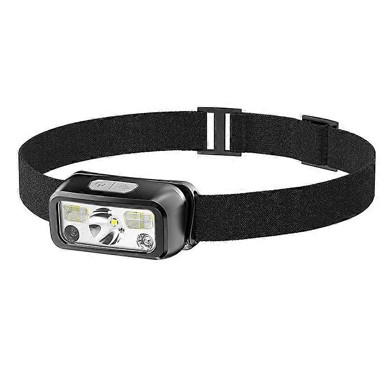 LED Headlight with Gesture Control, USB Rechargeable for Night Running/Fishing