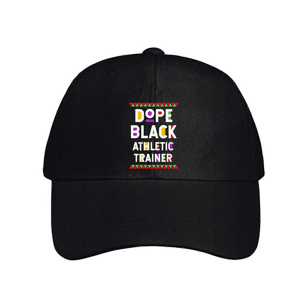 Dope Black Athletic Trainer Baseball Cap