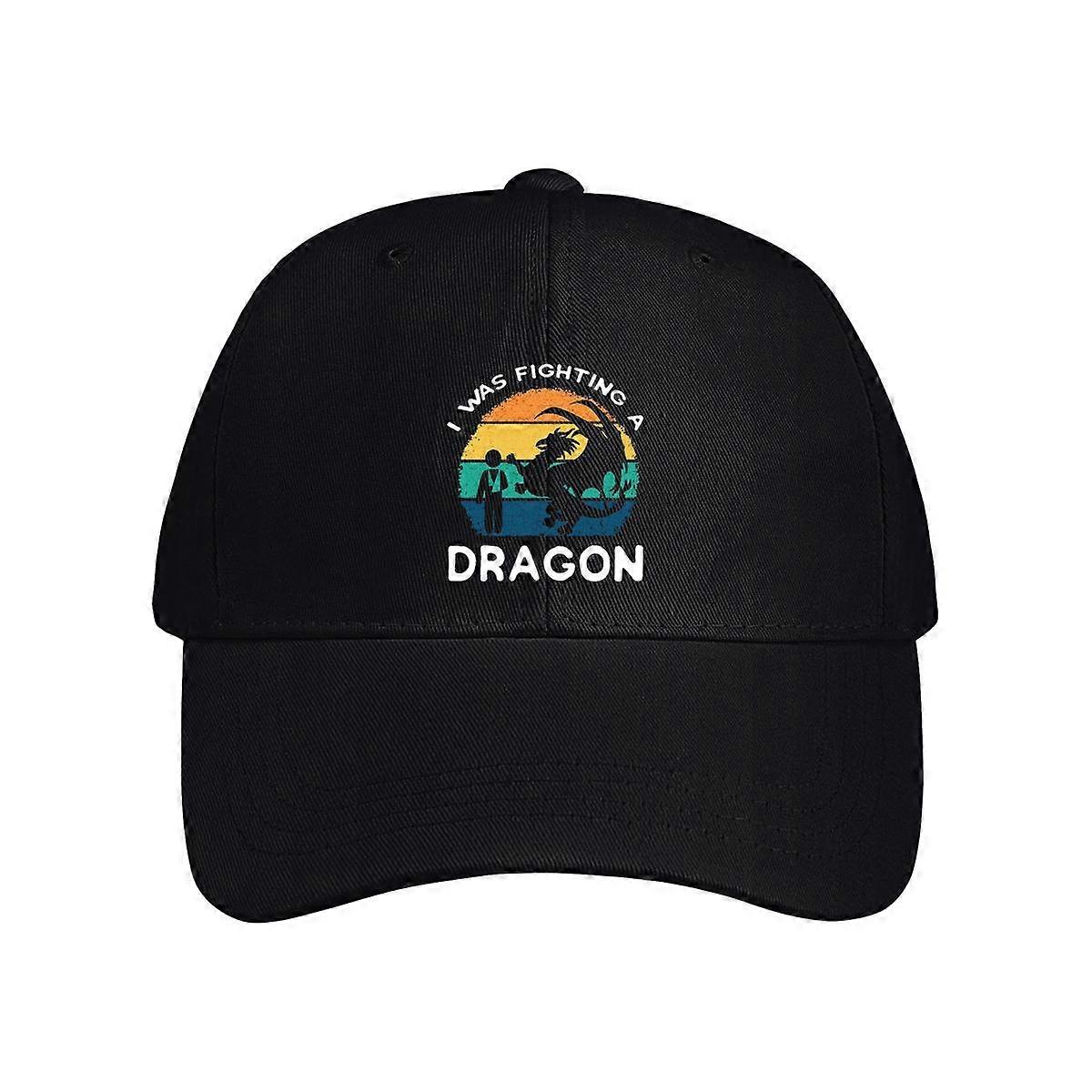 I Was Fighting A Dragon Vintage Baseball Cap