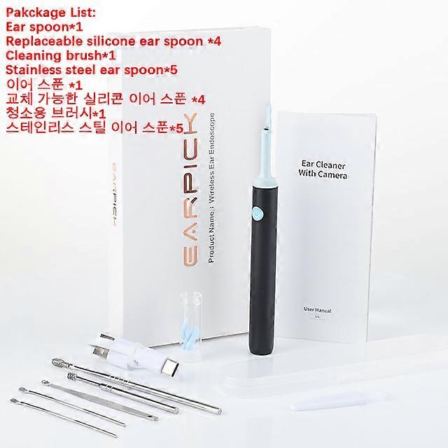 Wireless Smart Visual Ear Cleaner Otoscope WiFi Luminous Earpick Ear Wax Removal Tool With Camera Ear Endoscope Ear Wax Remover