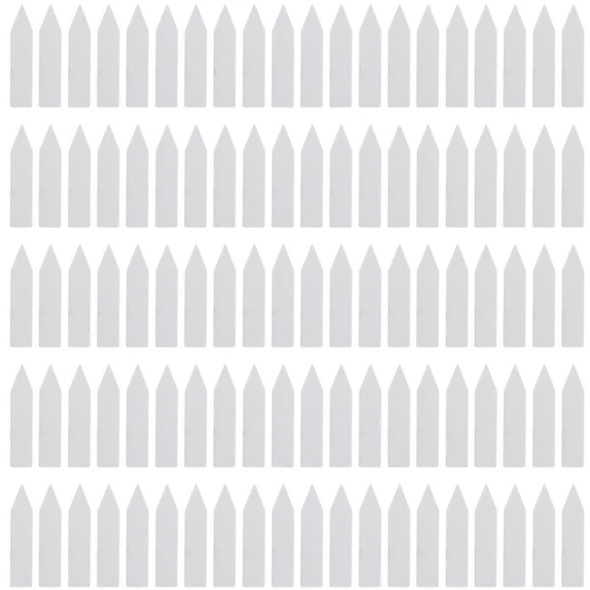 100 Stück wiederverwendbare PVC-Anlage Tag Label Baum Obst Sämling Garten Blumentopf Kunststoff Label Zeichen Sortierwerkzeug